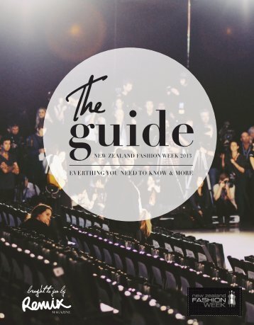 NZFW Guide - New Zealand Fashion Week