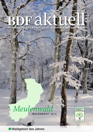 Waldgebiet des Jahres - BDF