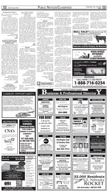 Cedar County News - eType Services