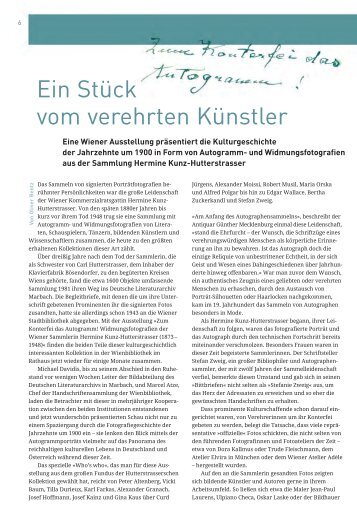 Ein Stück vom verehrten Künstler - Literaturblatt