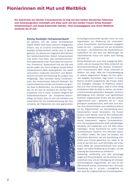 Bulletin-Ausgabe als PDF - Frauenzentrale