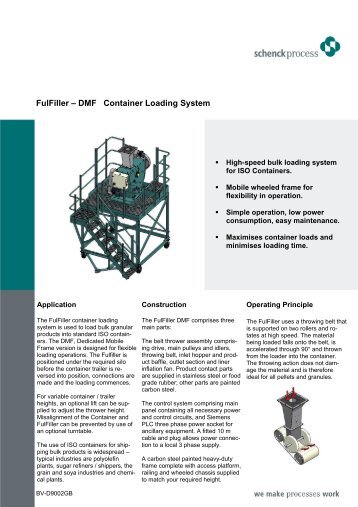 FulFiller – DMF Container Loading System - Schenck Process