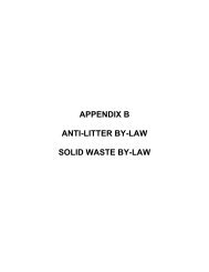 APPENDIX B ANTI-LITTER BY-LAW SOLID ... - City of Winnipeg