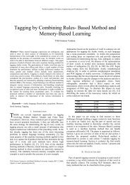 Based Method and Memory-Based Learning - World Academy of ...