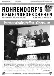 Gemeindezeitung 05/2013 - Rohrendorf bei Krems