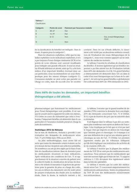 Bulletin des médecins suisses 44/2013 - Schweizerische Ärztezeitung