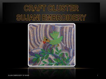 Sujni Embroidery Cluster - National Institute of Fashion Technology