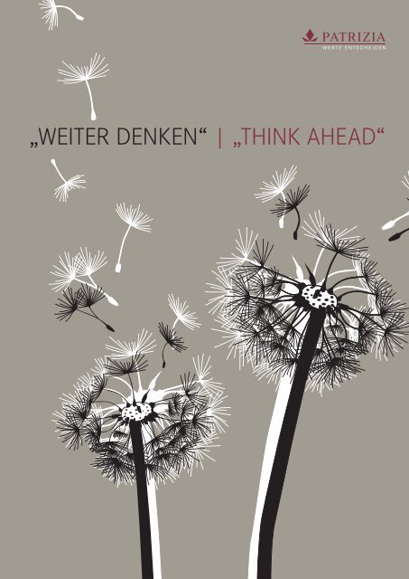 „WEITER DENKEN“ | „THINK AHEAD“ - Contrast Capital