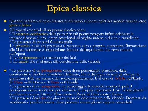 Epica classica - Telecom Italia