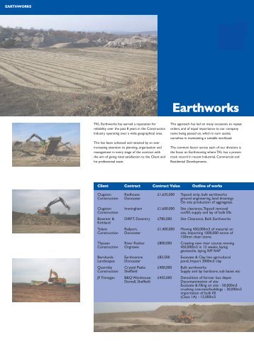 Earthworks - TKL Group