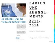 Karten und abonne- ments 2013 / 2014 - Nationaltheater Mannheim