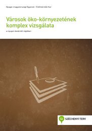 Városok öko-környezetének komplex vizsgálata - Nyugat ...