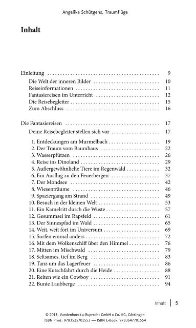 Inhaltsverzeichnis und Leseprobe (PDF) - Vandenhoeck & Ruprecht