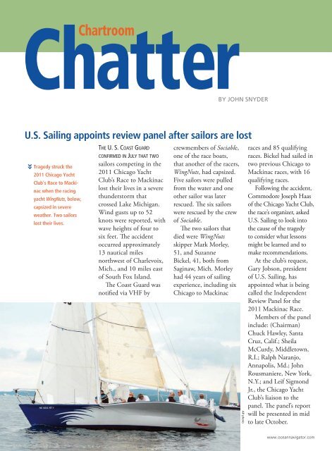 October 2011 Issue No. 197 - Navigator Publishing