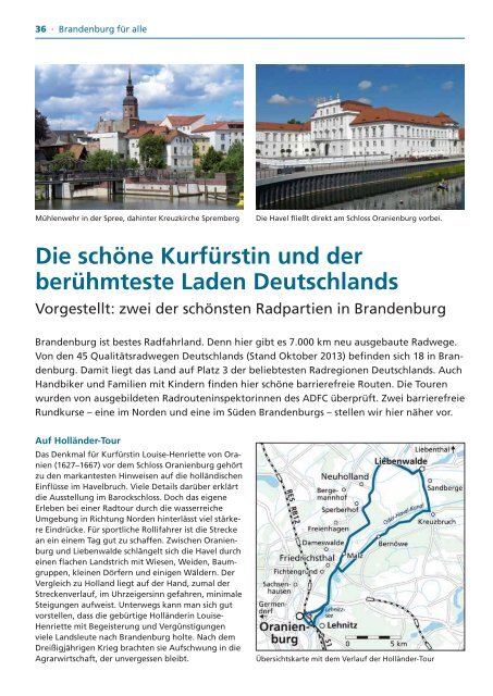 Brandenburg für Alle - Barrierefrei reisen - Brandenburg Barrierefrei