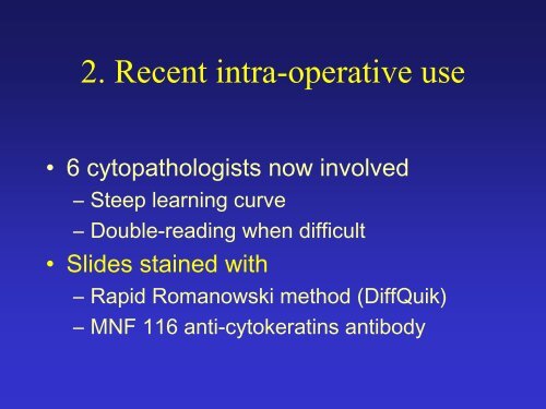 Axillary sentinel lymph node cytopathology in Norwich - ESQA