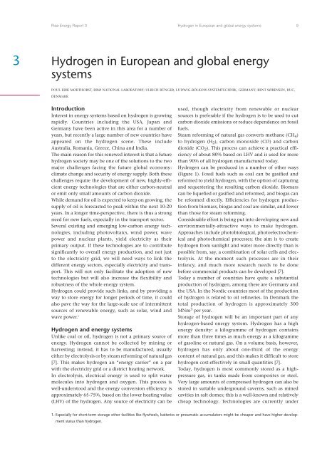 Hydrogen and its competitors, 2004