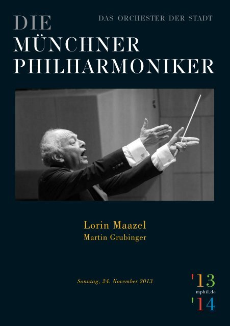 Download program - Münchner Philharmoniker