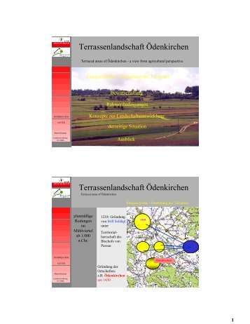 Terrassenlandschaft Ödenkirchen Terrassenlandschaft Ödenkirchen