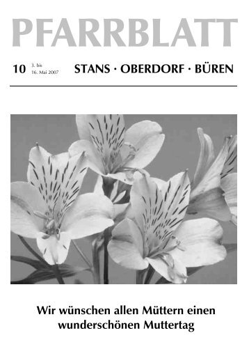 STANS · OBERDORF · BÜREN - Pfarrei Stans