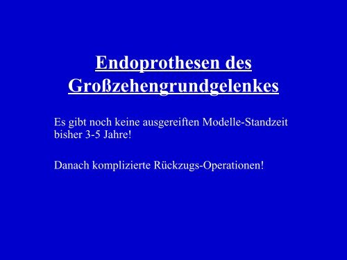 Fusschirurgie-Patienteninfo - Dr. med. Eckhardt Krieger