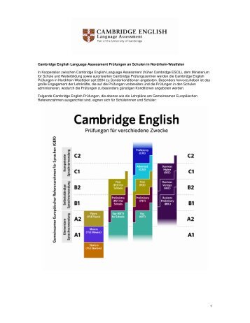 NRWProjekt 2013-14 - Cambridge English