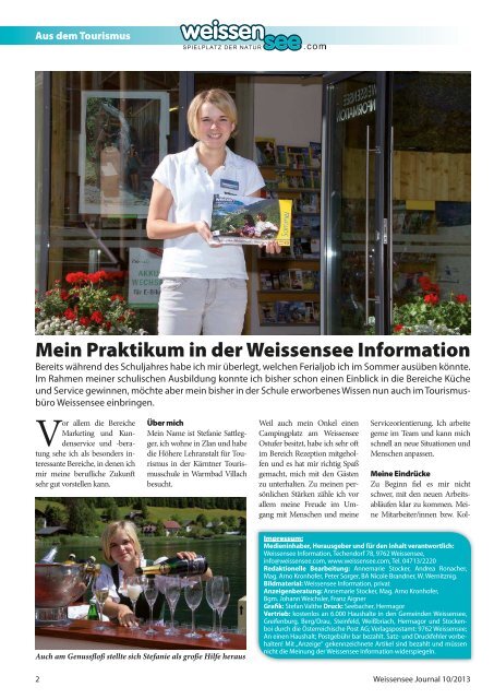 Weissensee-Journal 10/2013