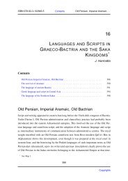 LANGUAGES AND SCRIPTS IN GRAECO-BACTRIA AND ... - Unesco