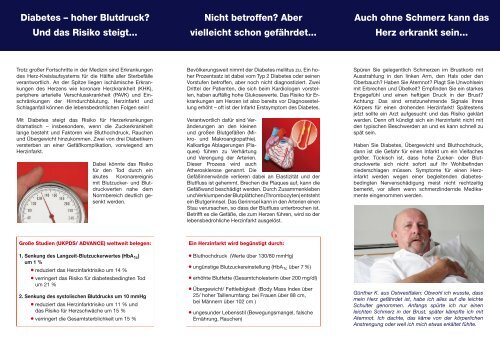 Flyer, (PDF-Datei) - Der herzkranke Diabetiker