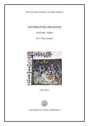 LETTERATURA FRANCESE