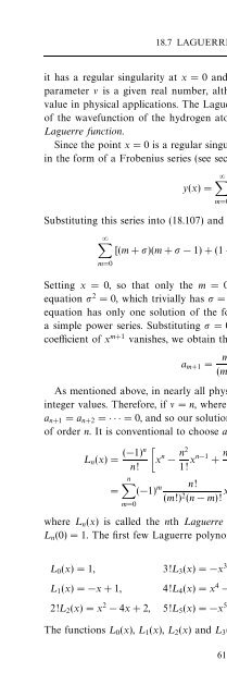 Mathematical Methods for Physics and Engineering - Matematica.NET