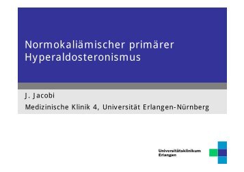 Normokaliämischer primärer Hyperaldosteronismus