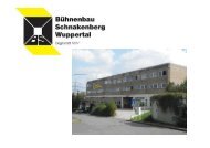 Wir über uns..... - Bühnenbau Schnakenberg GmbH & Co.KG