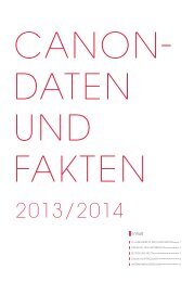 10-jahres-bericht der canon gruppe