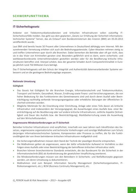 Q_PERIOR Audit & Risk Newsletter - REVISIONSWELT