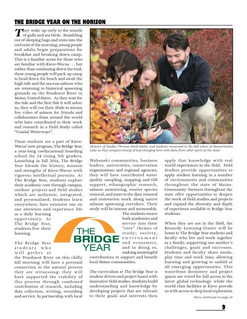 Kieve-Wavus News Spring 2013 - Camp Kieve