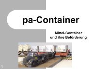 Mittel-Container und ihre Beförderung