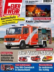 Feuerwehr Magazin 11 2013 - Hofvermarktung - Partyservice ...