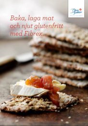 Baka, laga mat och njut glutenfritt med Fibrex. - Dansukker