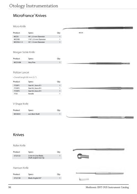 ENT Instrument Catalog - Inmeda