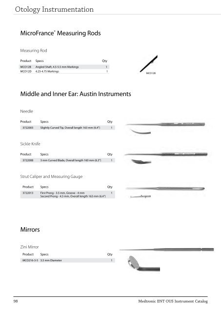 ENT Instrument Catalog - Inmeda