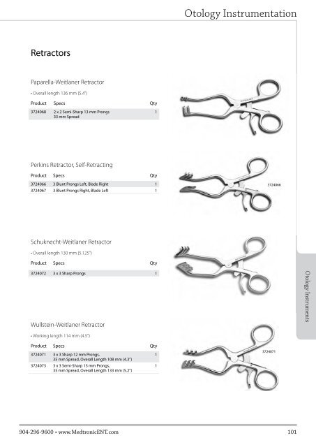 ENT Instrument Catalog - Inmeda