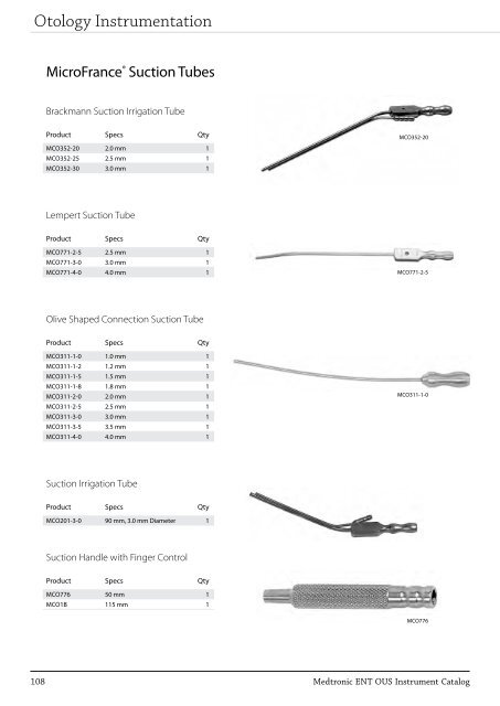 ENT Instrument Catalog - Inmeda