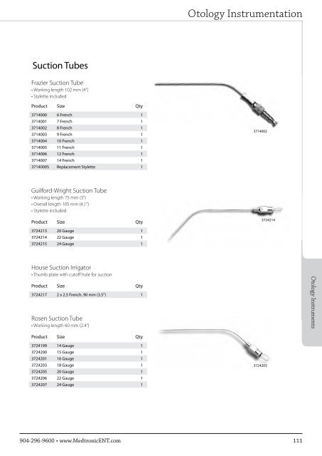 ENT Instrument Catalog - Inmeda