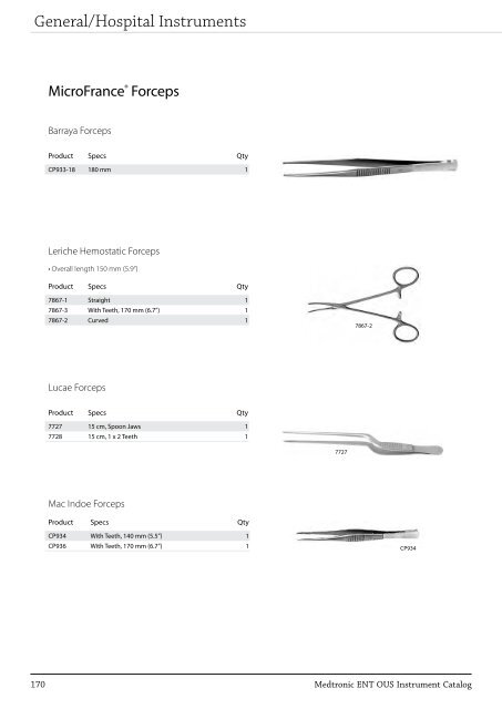 ENT Instrument Catalog - Inmeda