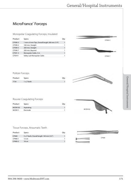 ENT Instrument Catalog - Inmeda