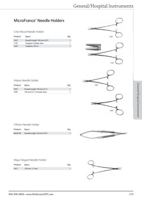 ENT Instrument Catalog - Inmeda