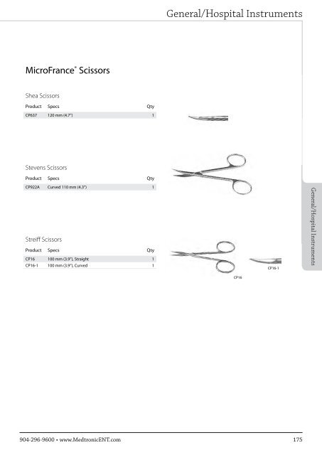 ENT Instrument Catalog - Inmeda