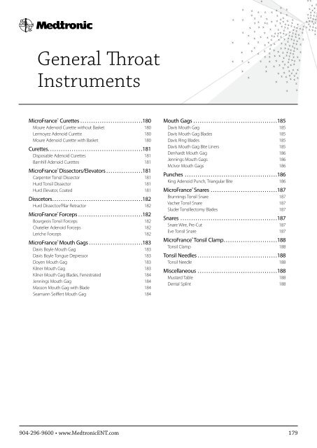 ENT Instrument Catalog - Inmeda