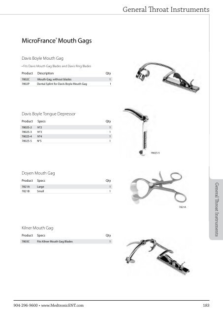 ENT Instrument Catalog - Inmeda